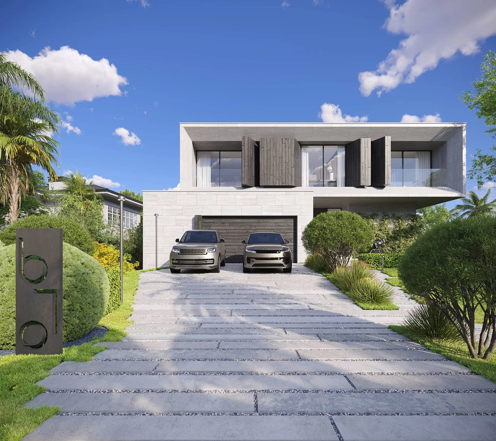 Tide crest - rendering - front of the house