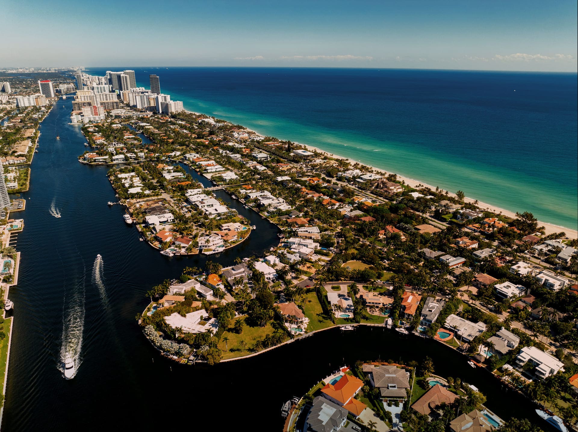 condominium in Miami next to the sea