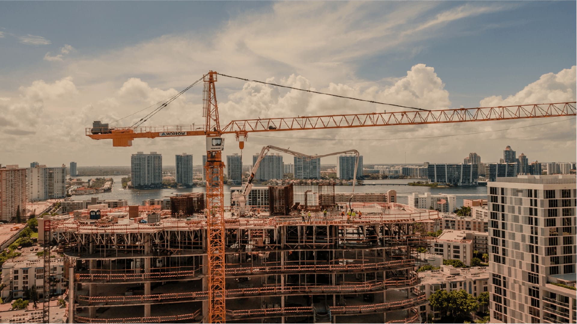 construction of a building